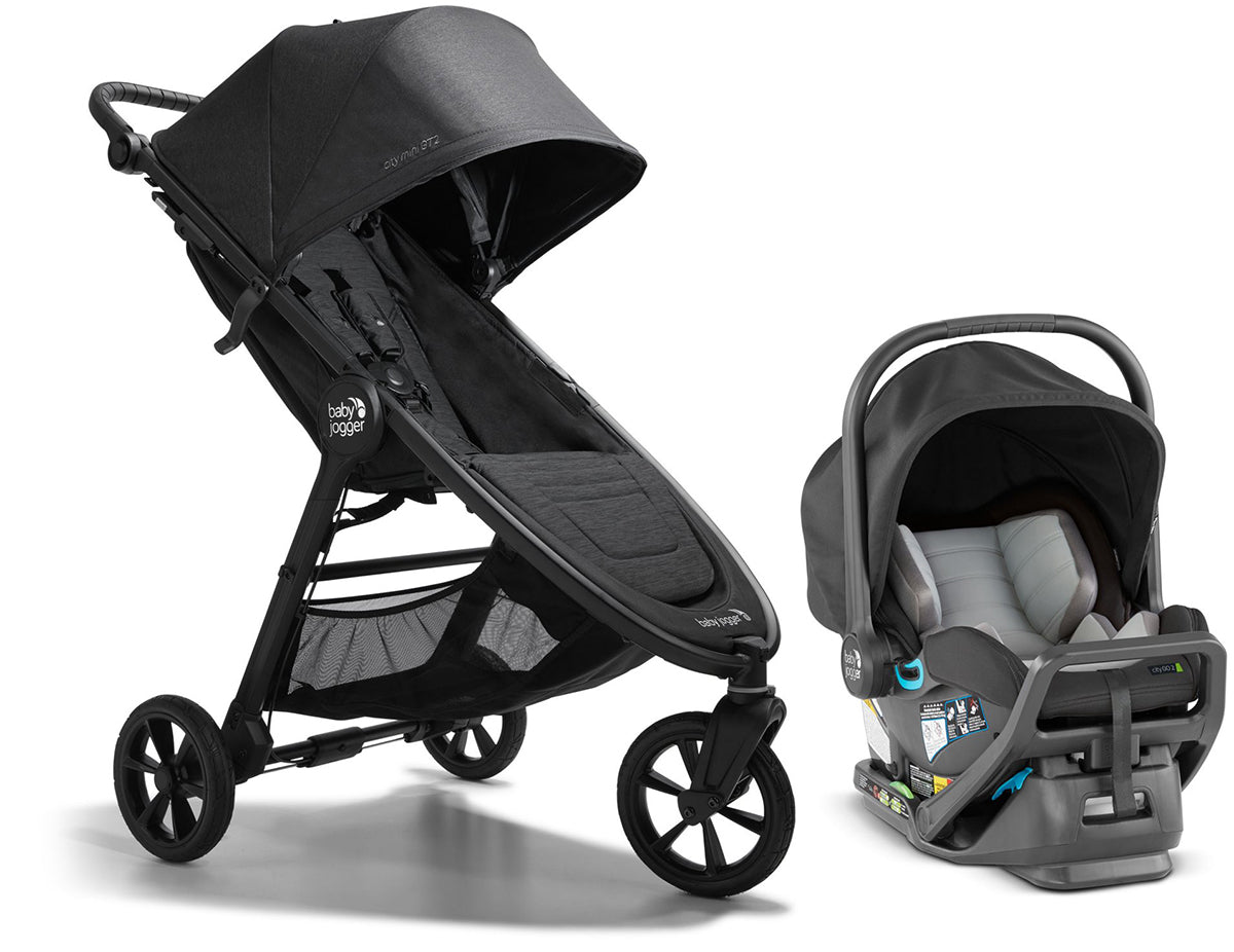 Baby Jogger City Mini GT2 Travel System - Opulent Black