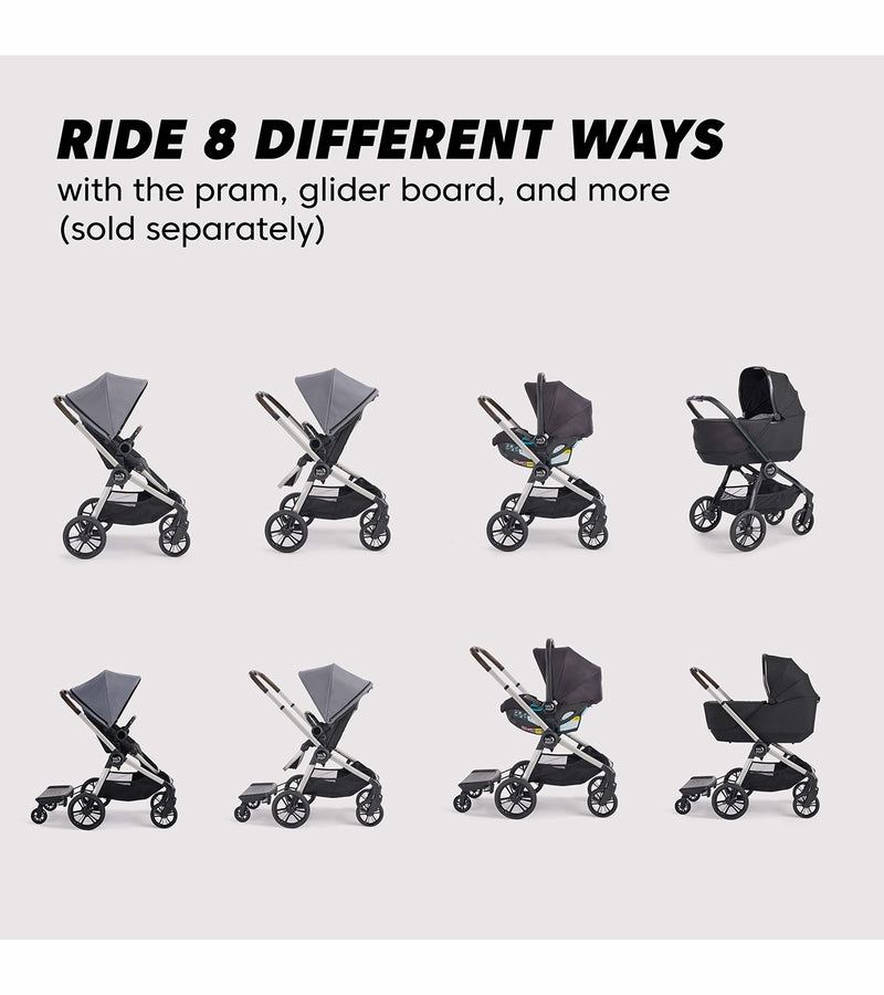 Baby Jogger City Sights + City GO 2 Travel System Bundle - Dark Slate / Slate