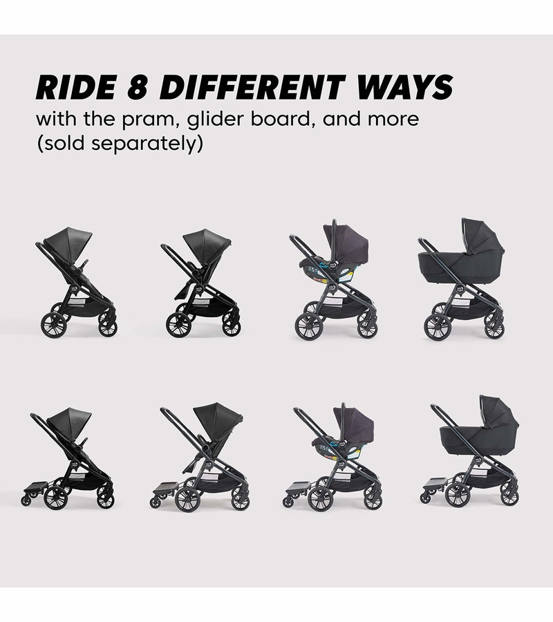 Baby Jogger City Sights + City GO 2 Travel System Bundle - Rich Black / Slate