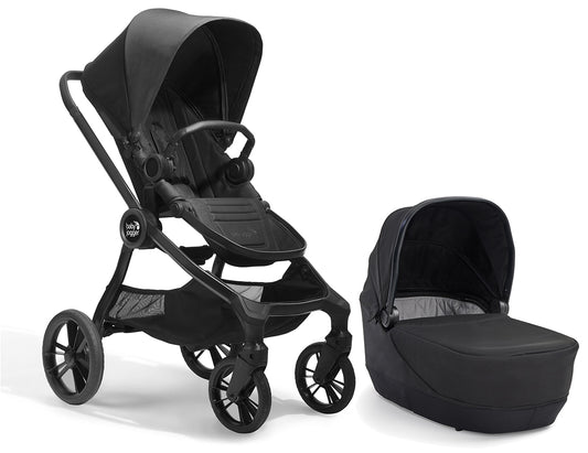 Baby Jogger City Sights Stroller + Pram Bundle - Rich Black