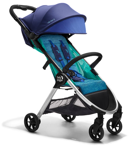 Baby Jogger City Tour 2 Ultra-Compact Travel Stroller - Coastal