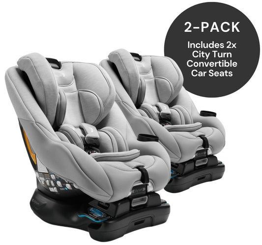 Baby Jogger City Turn Rotating Convertible Car Seat (2 Pack) - Paloma Greige