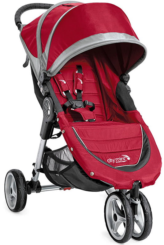 Baby Jogger OPEN BOX 2016/2017 City Mini Single Stroller - Crimson / Gray