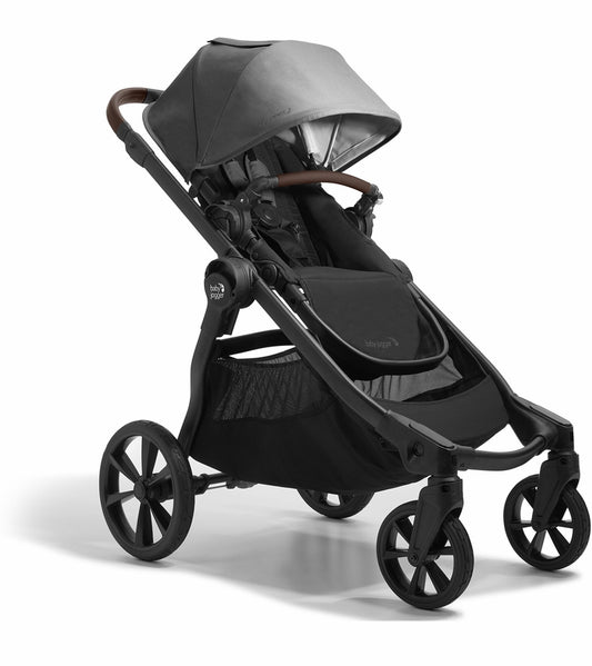 Baby Jogger OPEN BOX City Select 2 Single-to-Double Stroller - Eco Collection - Harbor Grey