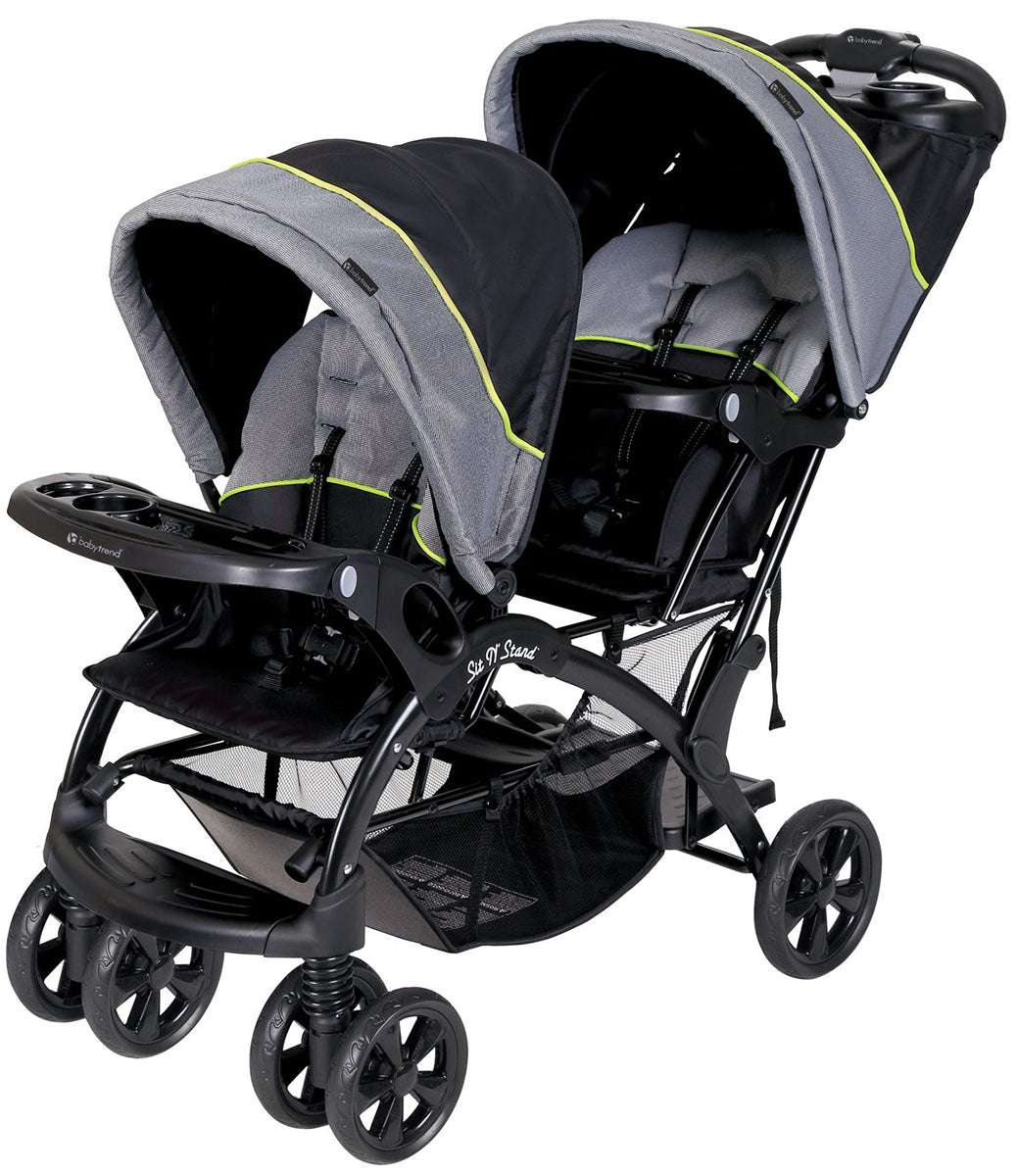 Baby Trend Sit N' Stand Double Stroller - Pistachio