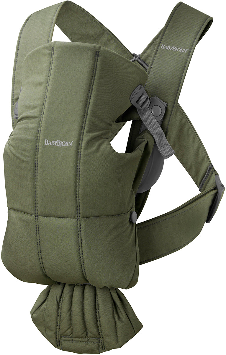 BabyBjörn Baby Carrier Mini, Woven - Dark Green