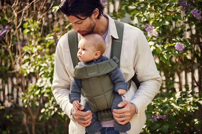 BabyBjörn Baby Carrier Mini, Woven - Dark Green