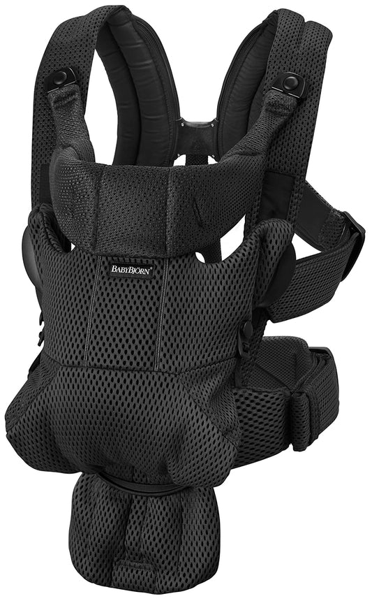 BabyBjörn Baby Carrier Free 3D Mesh, Black