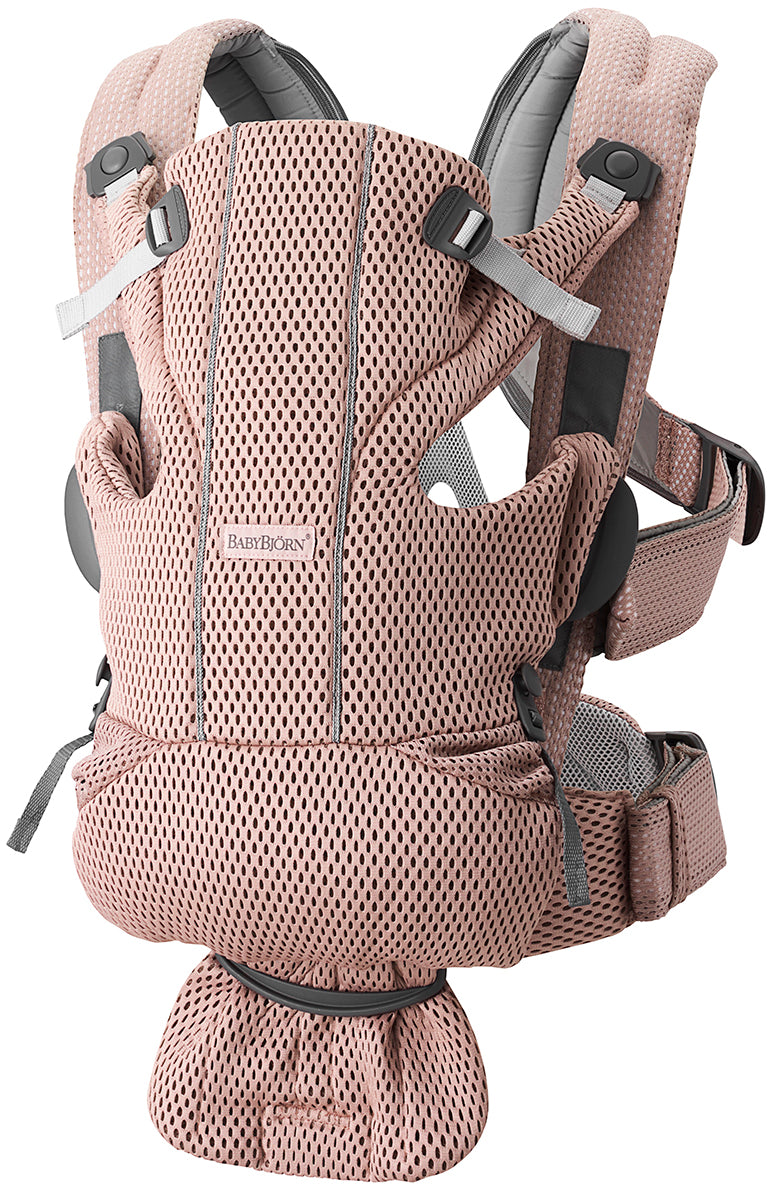 BabyBjörn Baby Carrier Free 3D Mesh, Dusty Pink