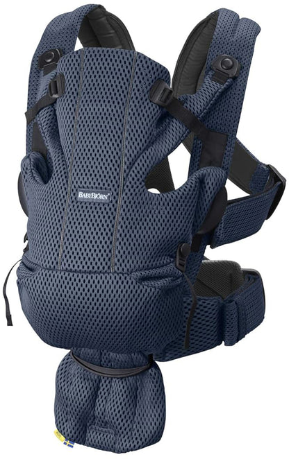 BabyBjorn Baby Carrier Free 3D Mesh, Navy Blue