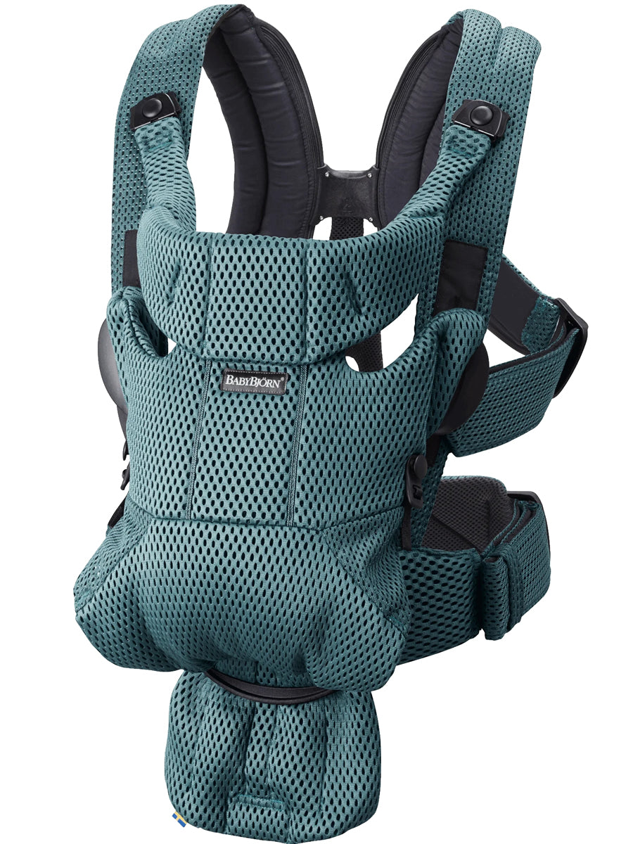 BabyBjorn Baby Carrier Free, 3D Mesh - Sage Green