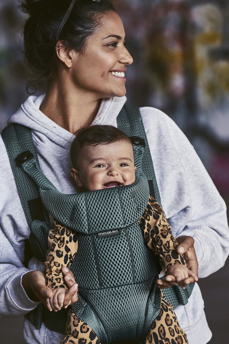 BabyBjorn Baby Carrier Free, 3D Mesh - Sage Green