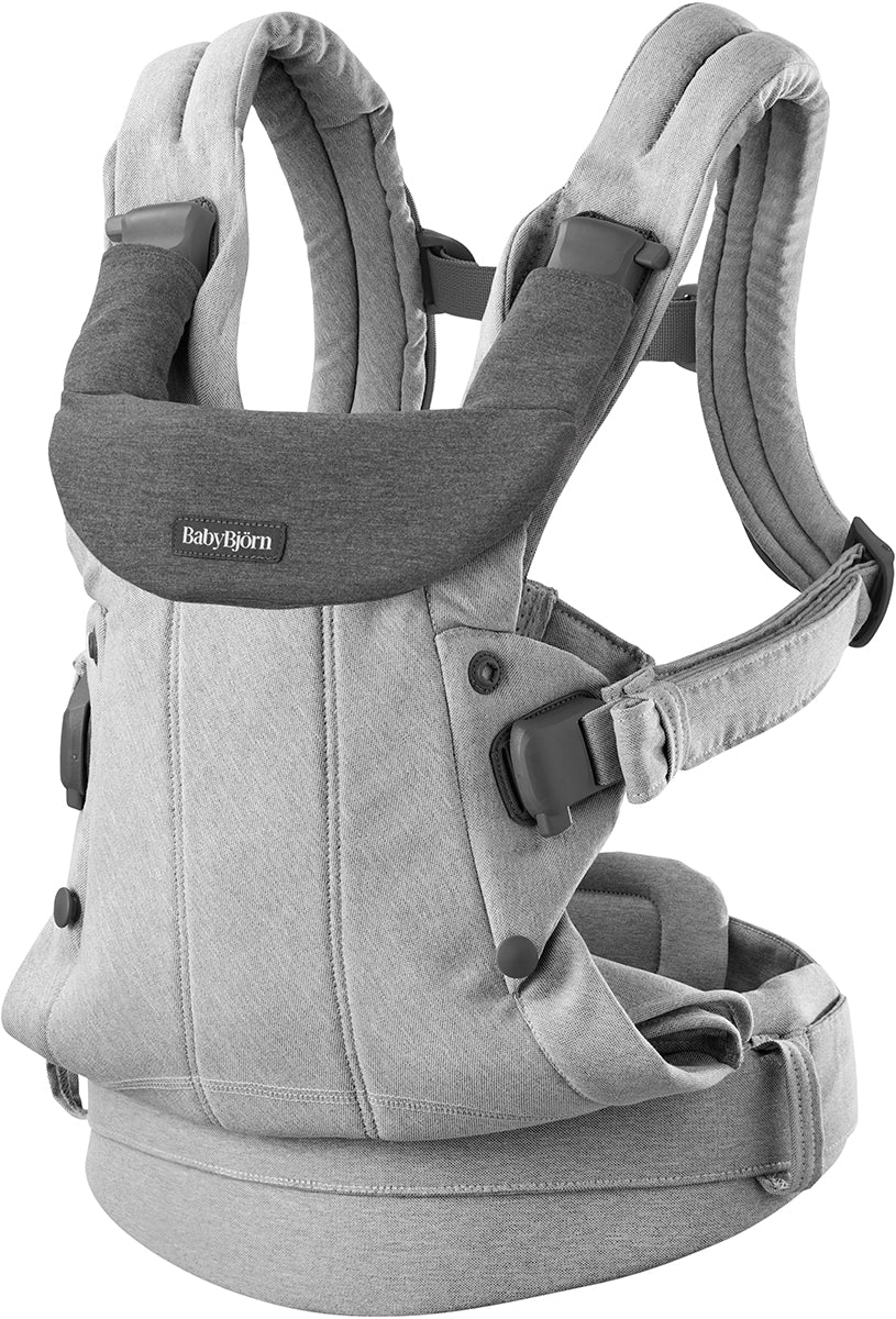 BabyBjorn Baby Carrier Harmony Woven Melange, Light Gray