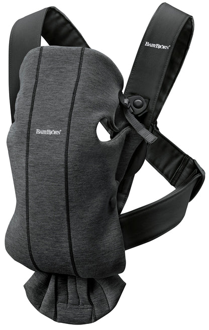 BabyBjörn Baby Carrier Mini 3D Jersey, Charcoal