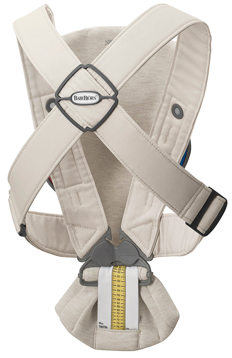 BabyBjörn Baby Carrier Mini 3D Jersey, Light Beige