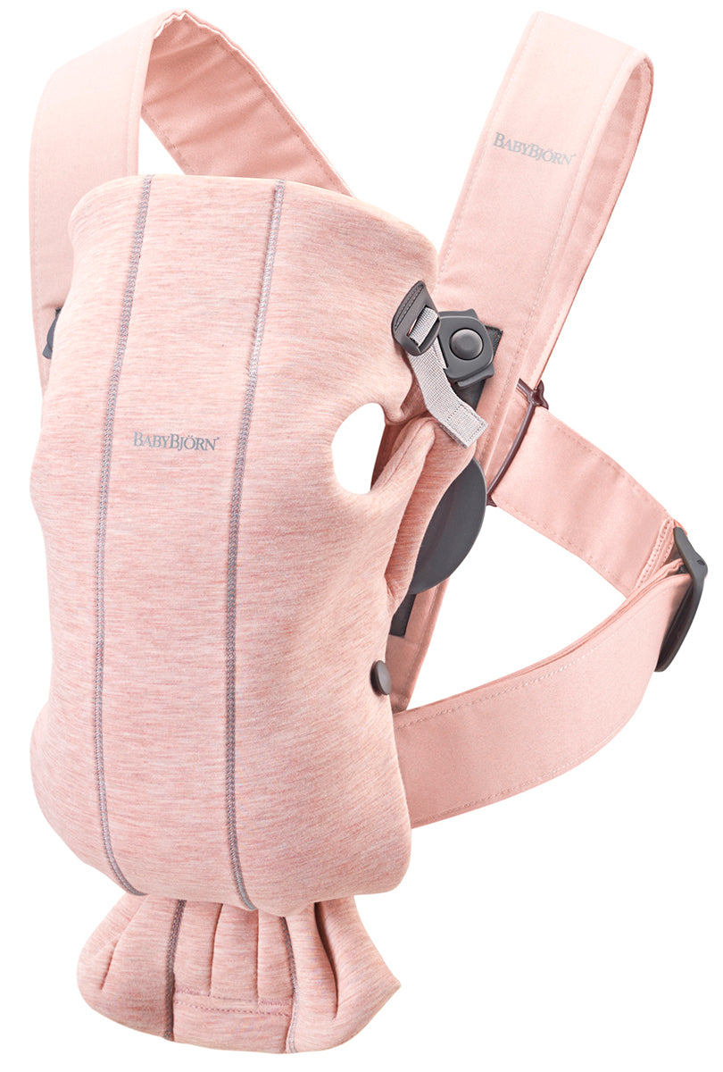 BabyBjörn Baby Carrier Mini 3D Jersey, Light Pink