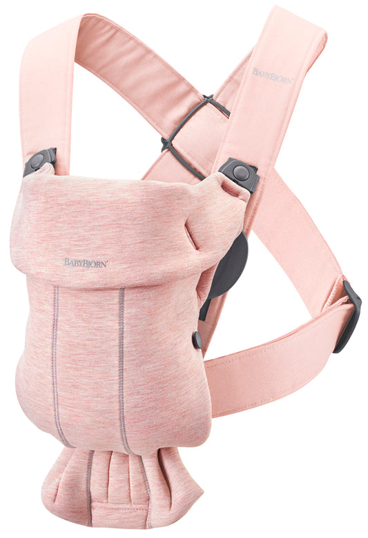 BabyBjörn Baby Carrier Mini 3D Jersey, Light Pink