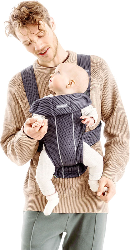 BabyBjörn Baby Carrier Mini 3D Mesh, Pearly Pink