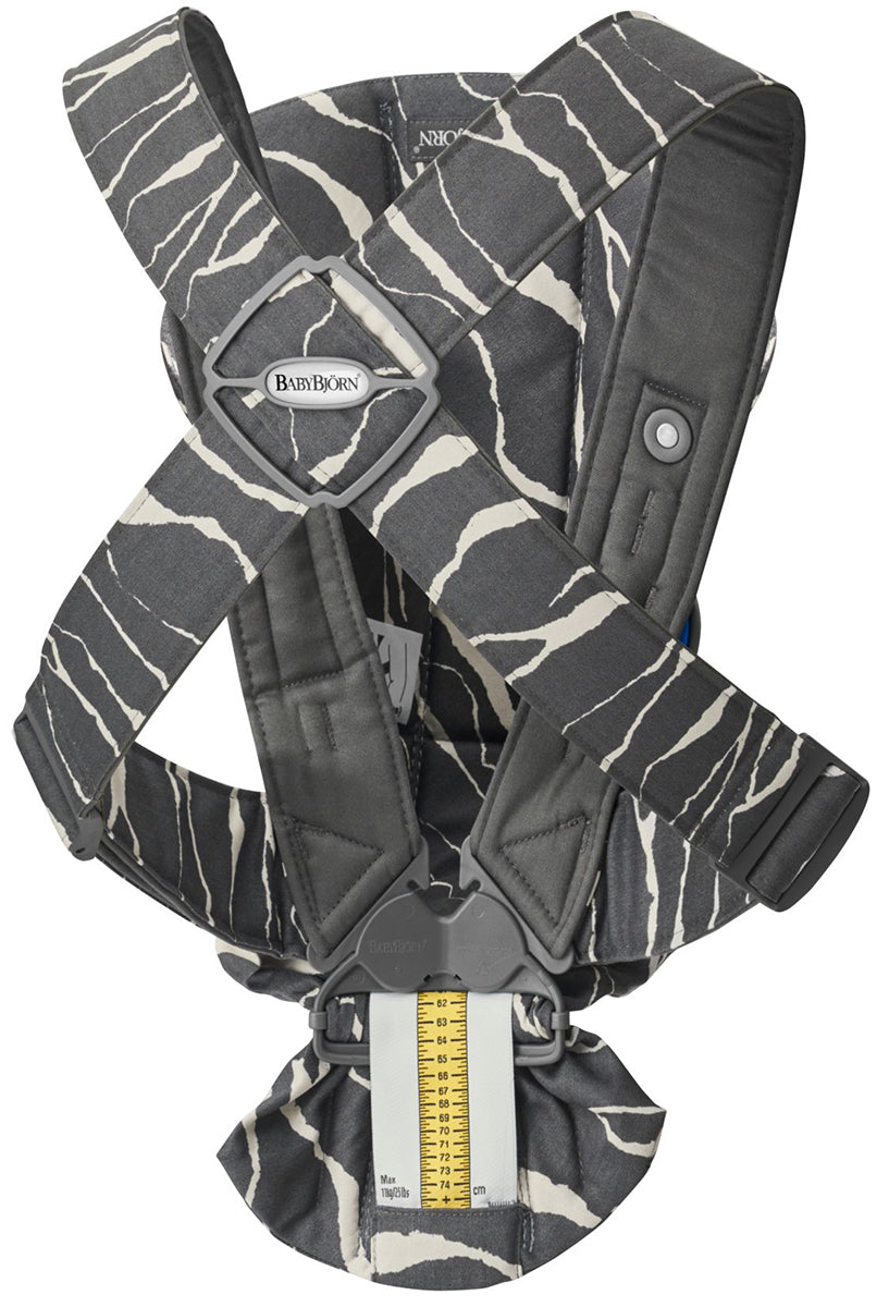 BabyBjorn Baby Carrier Mini, Cotton - Anthracite / Landscape