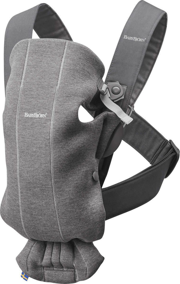 BabyBjörn Baby Carrier Mini 3D Jersey, Dark Gray