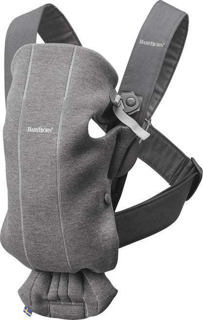 BabyBjörn Baby Carrier Mini 3D Jersey, Dark Gray