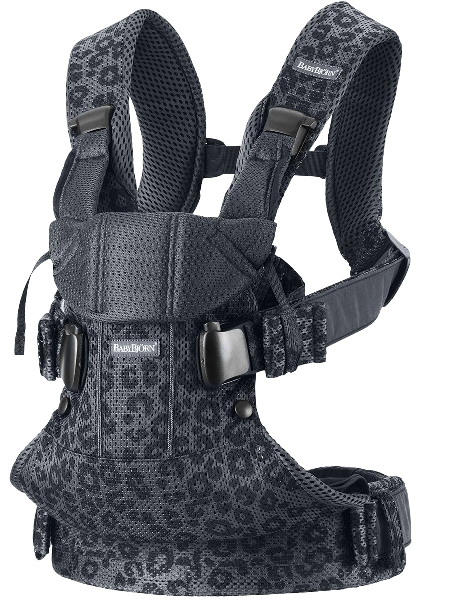 BabyBjörn Baby Carrier One Air 3D Mesh, Anthracite Leopard