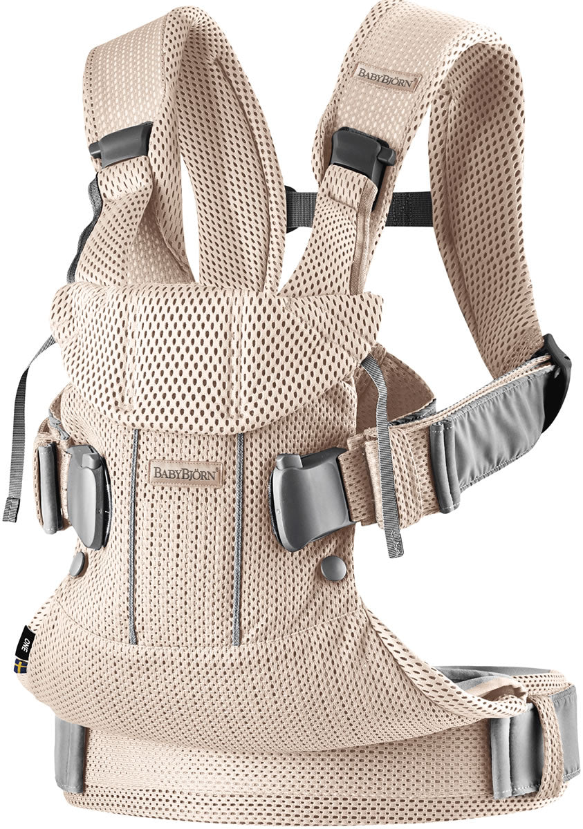 BabyBjorn Baby Carrier One Air, 3D Mesh - Pearly Pink