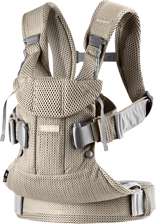 BabyBjörn Baby Carrier One Air 3D Mesh, Beige Gray