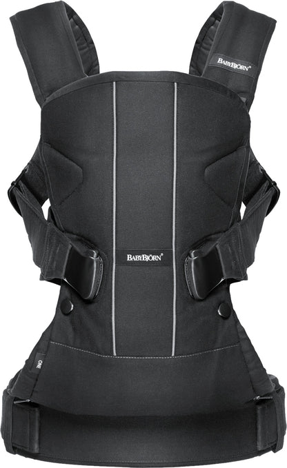 BabyBjörn Baby Carrier One Cotton Mix, Black