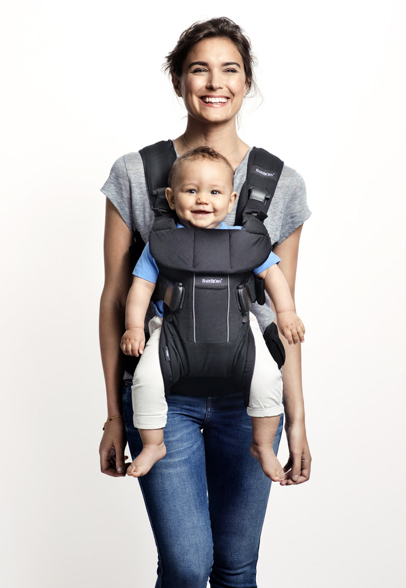 BabyBjörn Baby Carrier One Cotton Mix, Black