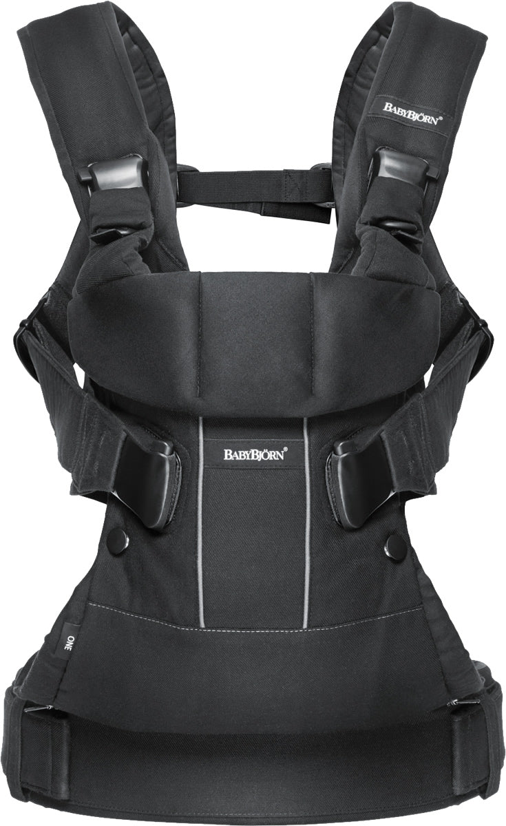 BabyBjörn Baby Carrier One Cotton Mix, Black