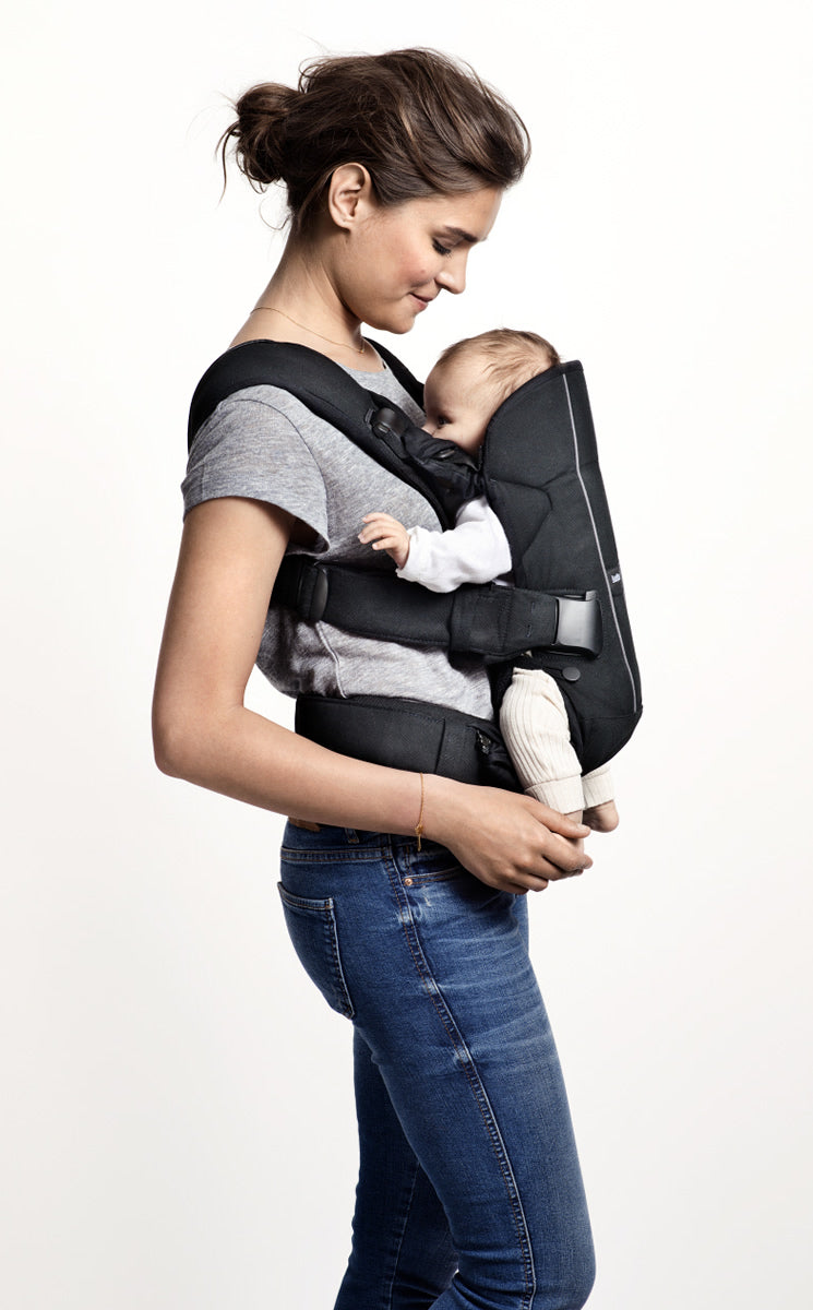 BabyBjörn Baby Carrier One Cotton Mix, Black