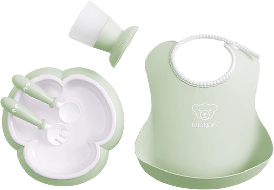 BabyBjorn Baby Dinner Set - Powder Green