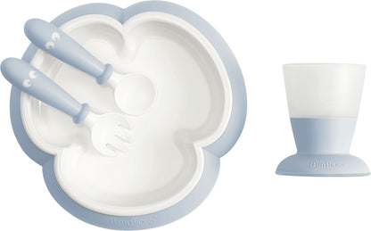 BabyBjorn Baby Feeding Set, Powder Blue