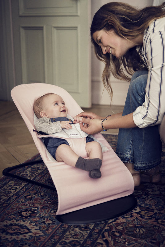 BabyBjorn Bouncer Balance Soft, Cotton - Light Pink