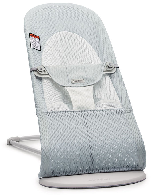 BabyBjörn Bouncer Balance Soft, Light Gray Frame Mesh Silver/Grey