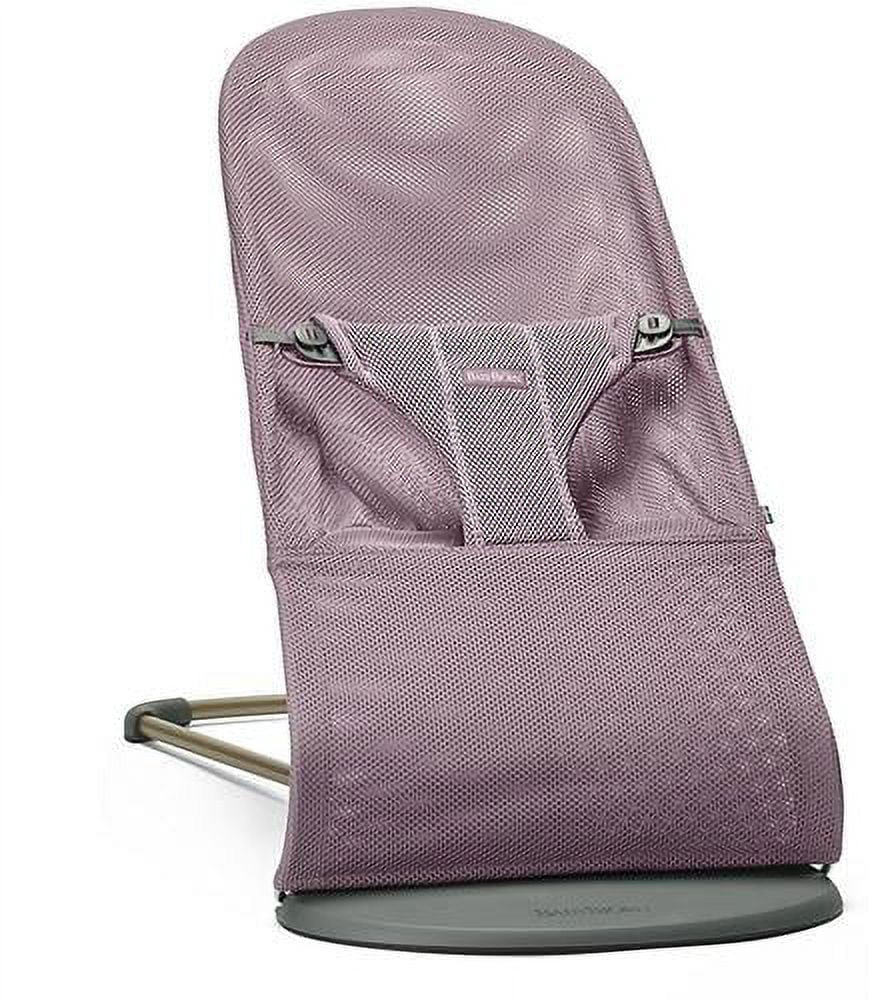 BabyBjorn Bouncer Bliss, Dark Gray Frame Mesh Lavender