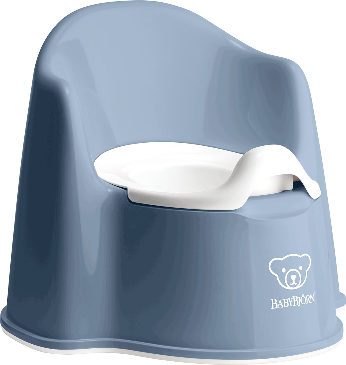 BabyBjorn Potty Chair - Deep Blue/White