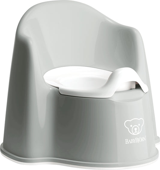 BabyBjorn Potty Chair - Grey/White