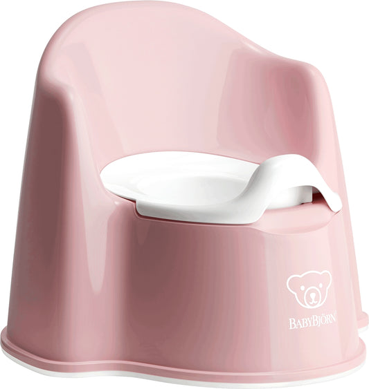 BabyBjorn Potty Chair - Powder Pink/White