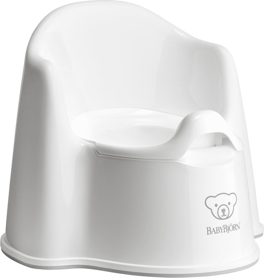 BabyBjorn Potty Chair - White/Grey