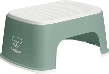 BabyBjorn Step Stool - Deep Green/White