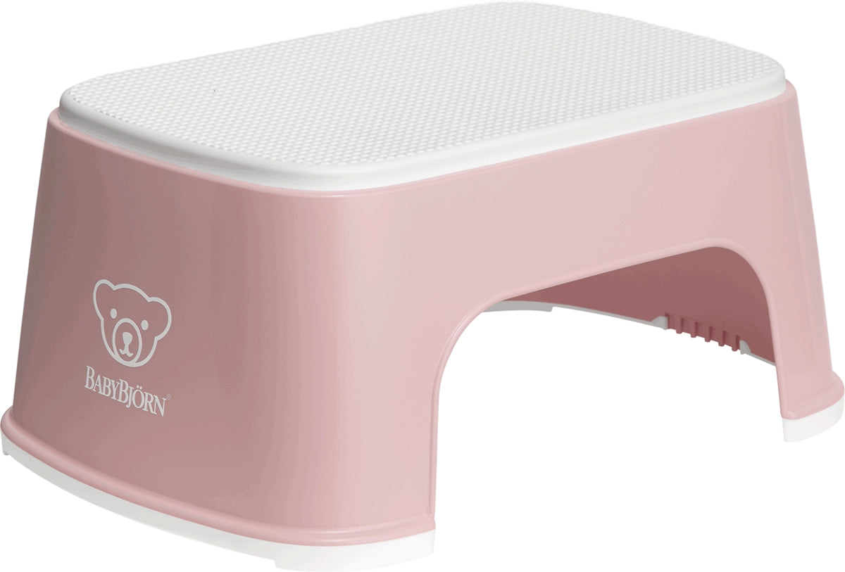 BabyBjorn Step Stool - Powder Pink/White