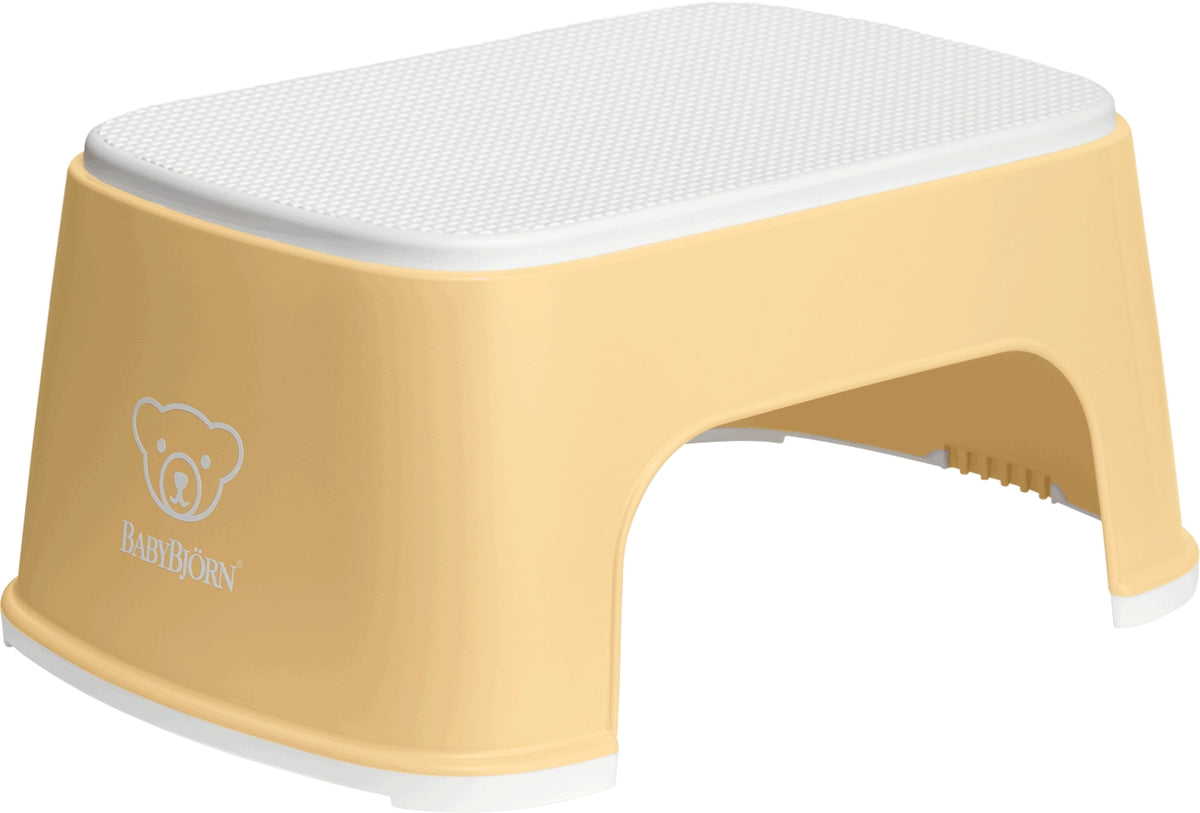 BabyBjorn Step Stool - Powder Yellow/White