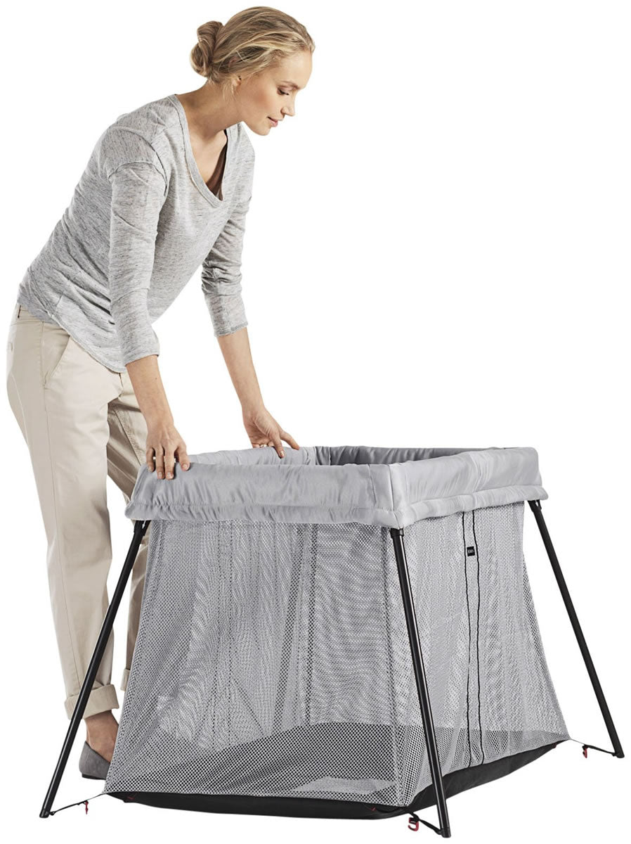 BabyBjorn Travel Crib Light - Silver