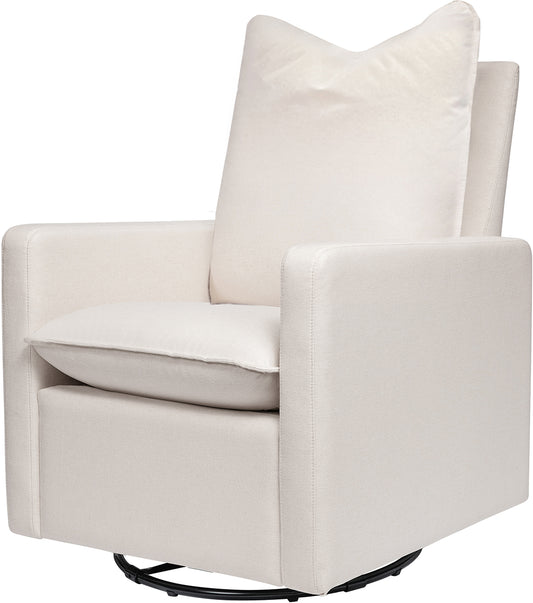 Babyletto Cali Pillowback Swivel Glider - Performance Cream Eco-Weave