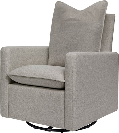 Babyletto Cali Pillowback Swivel Glider - Performance Grey Eco-Weave