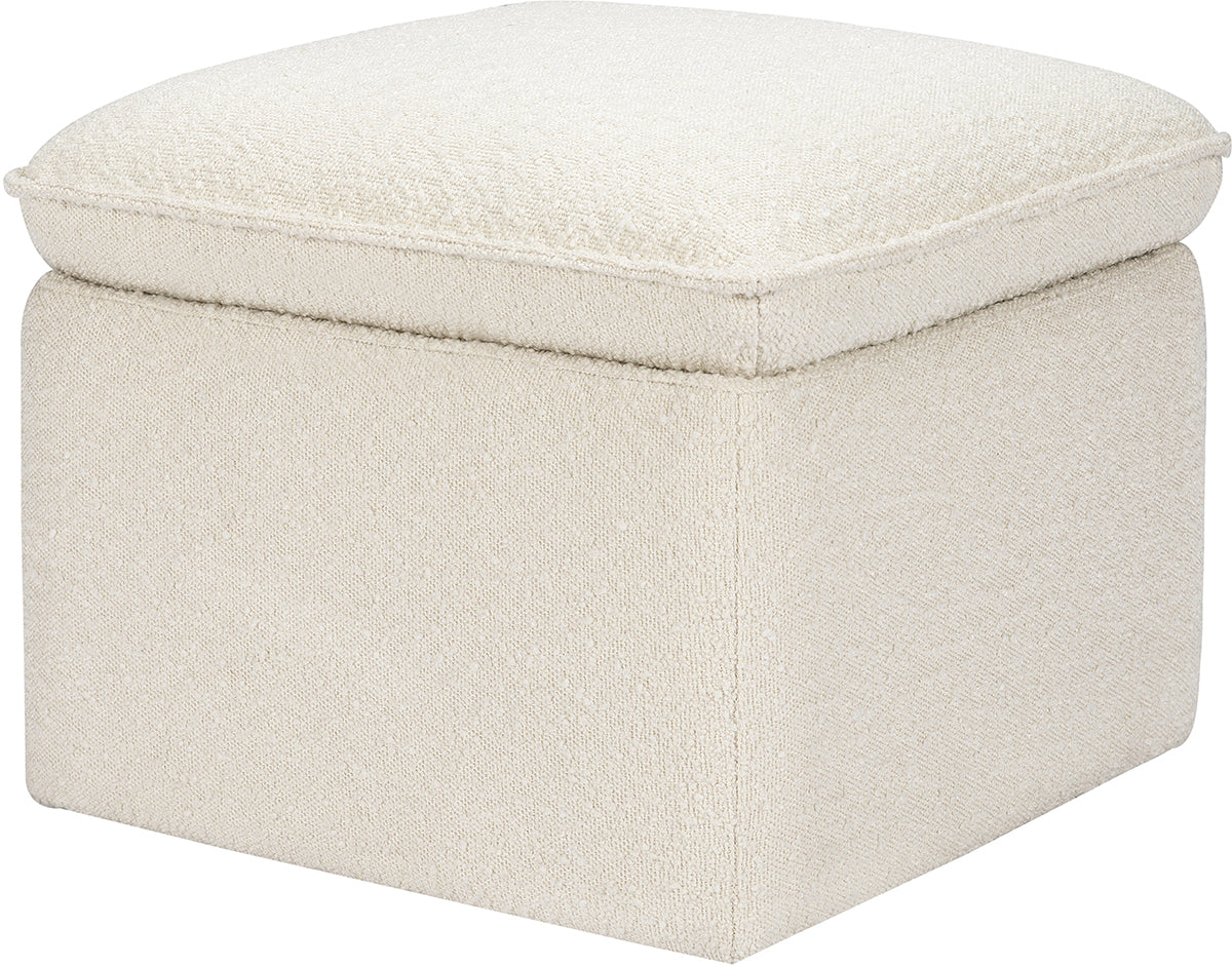 Babyletto Cali Storage Ottoman - Ivory Boucle