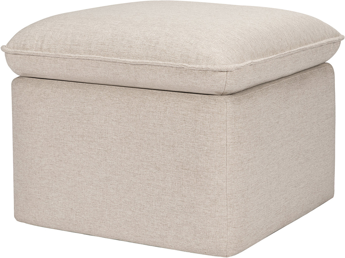 Babyletto Cali Storage Ottoman - Performance Beach Eco-Weave