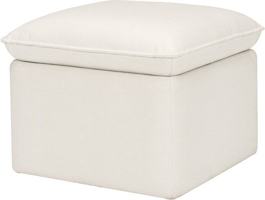 Babyletto Cali Storage Ottoman - Performance Cream Eco-Weave